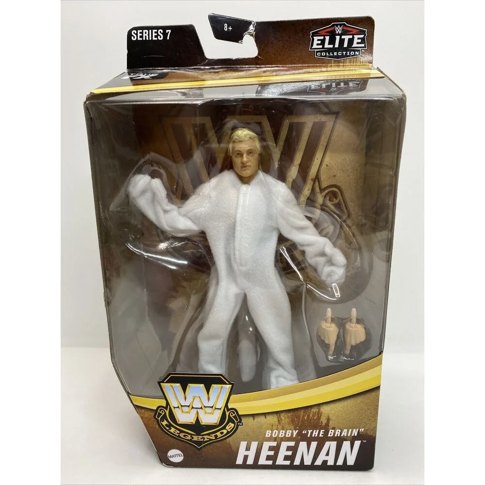 Mattel WWE Legends Elite Bobby The Brain Heenan “weasel suit” Damaged Box